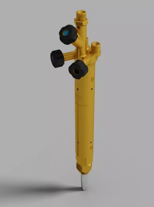 Machine Cutting Torch Free 3D model_0