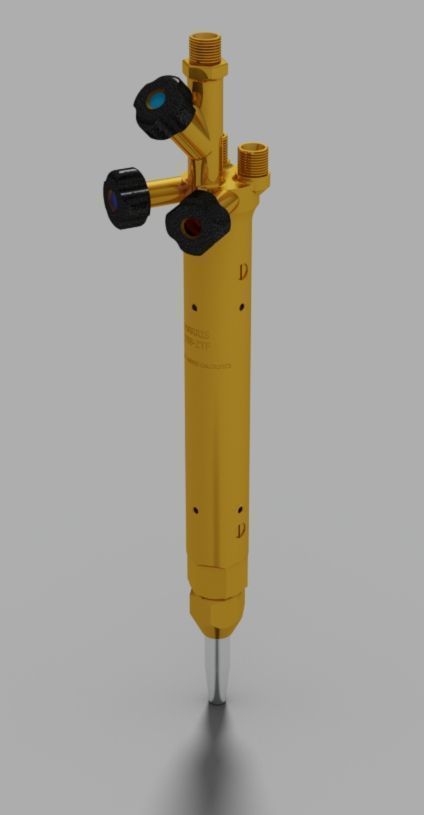 Machine Cutting Torch Free 3D model_2
