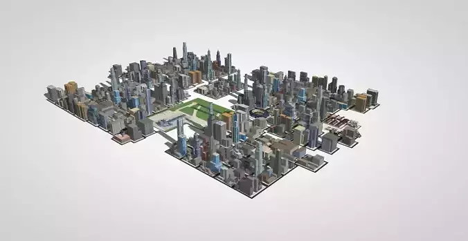 over 50 buliding city