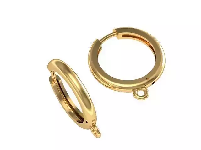 Earrings hinge  3D print model