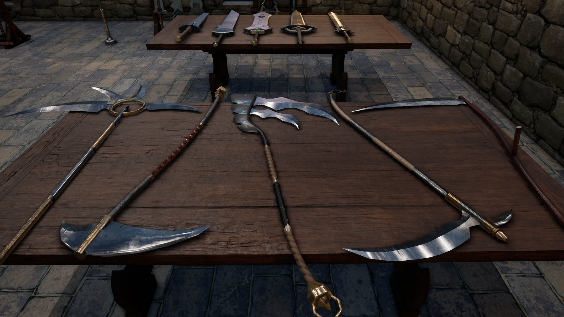 Fantasy Warrior Weapons Low-poly 3D model_16