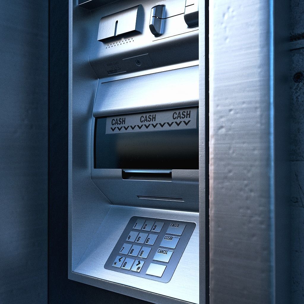 ATM Cash Machine 3D model_2