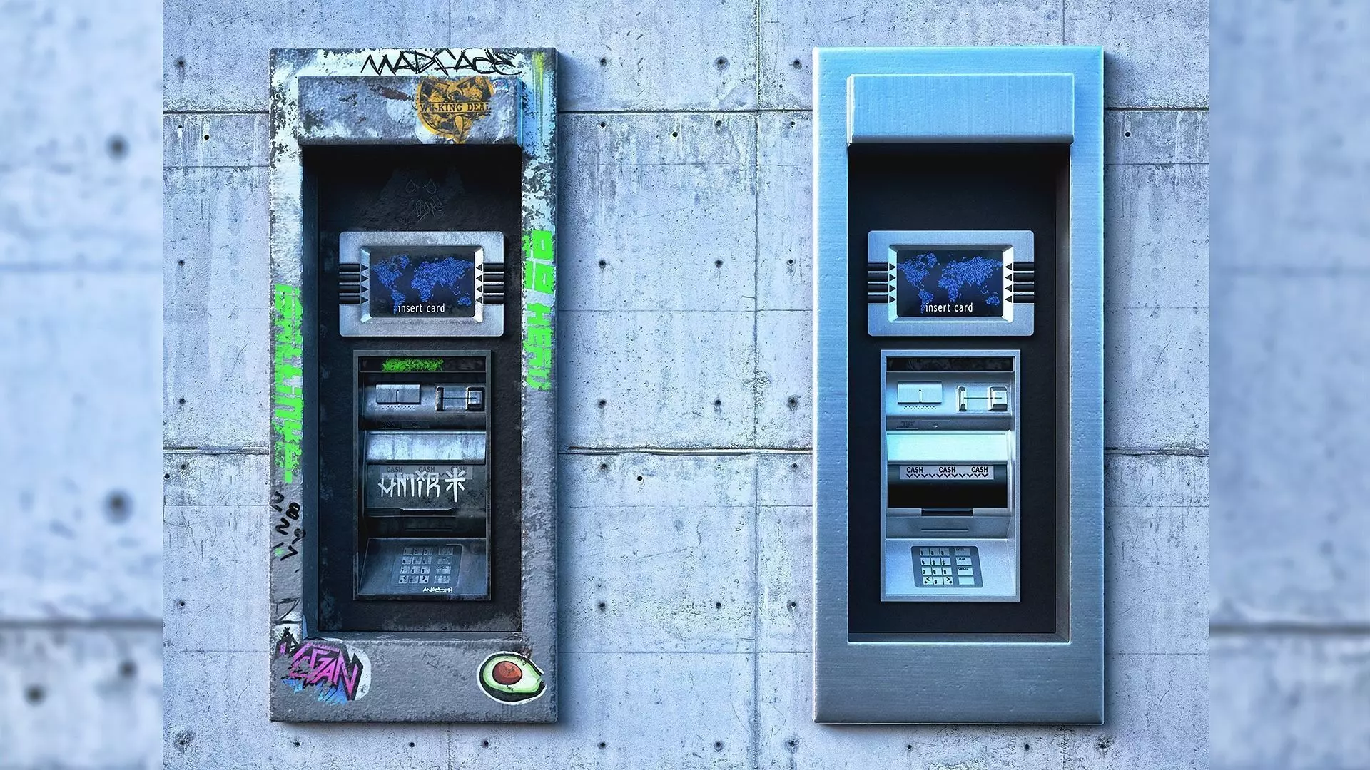 ATM Cash Machine 3D model_0