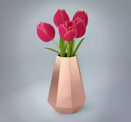 Flowers Tulips vase