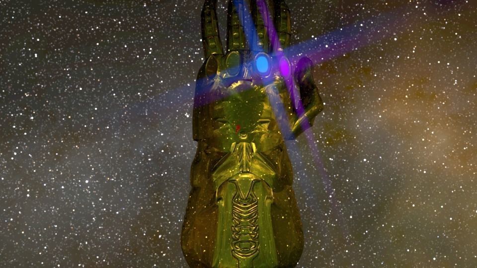 Infinity Gauntlet 3D model_6