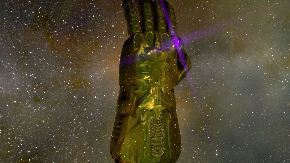 Infinity Gauntlet 3D model_7