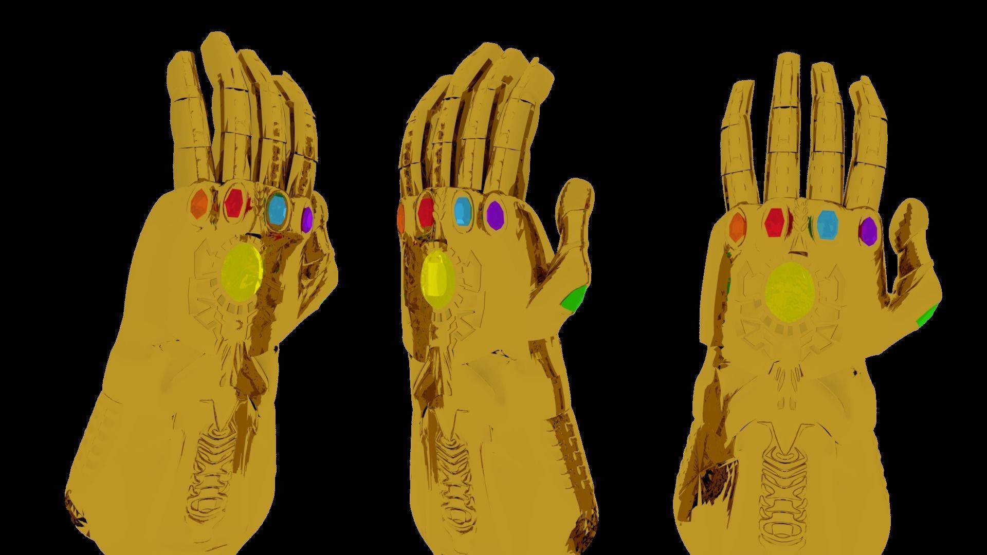 Infinity Gauntlet 3D model_8