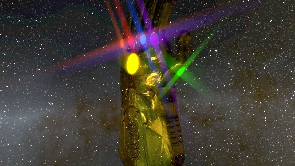 Infinity Gauntlet 3D model_2