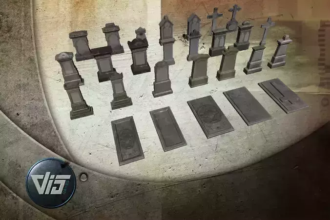 Gravestones group of