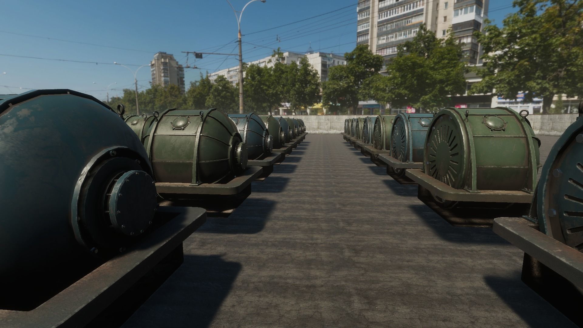 Powerplant Turbines and Generators Low-poly 3D model_12