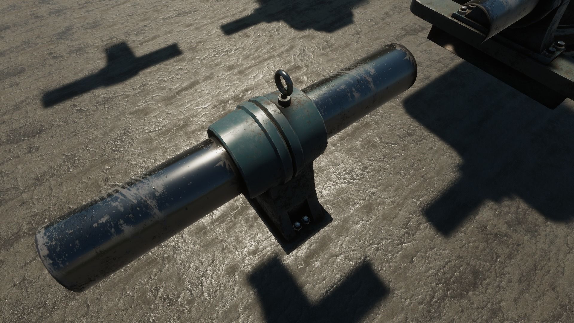 Powerplant Turbines and Generators Low-poly 3D model_6