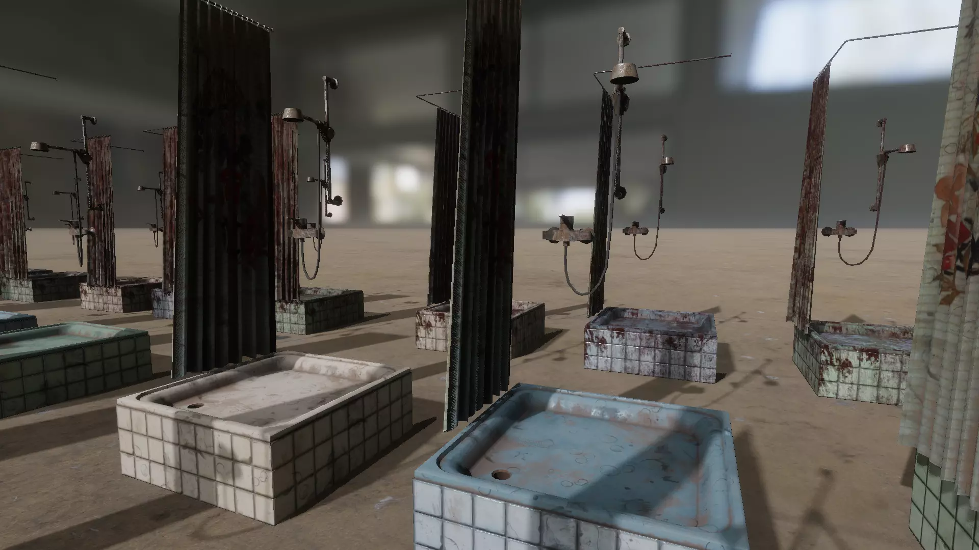 Dirty bathroom collection Low-poly 3D model_14