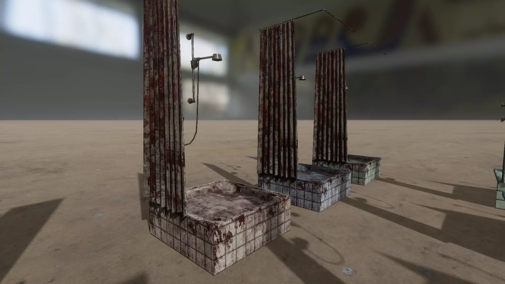 Dirty bathroom collection Low-poly 3D model_15