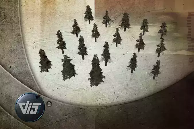 Pine tree collection