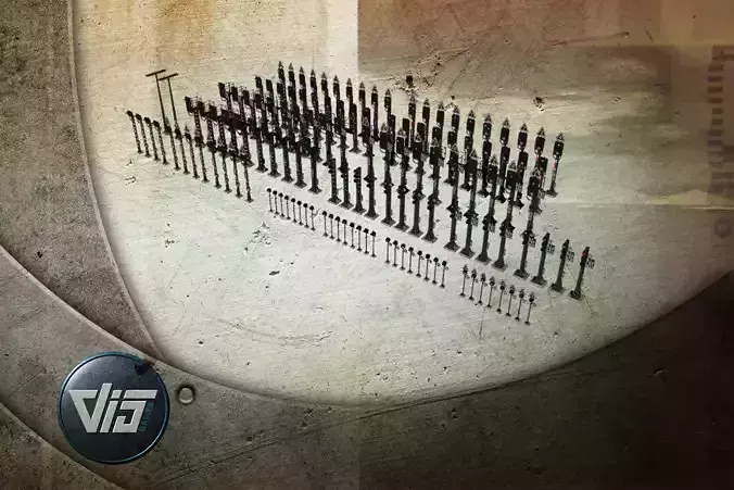 Train signal light collection