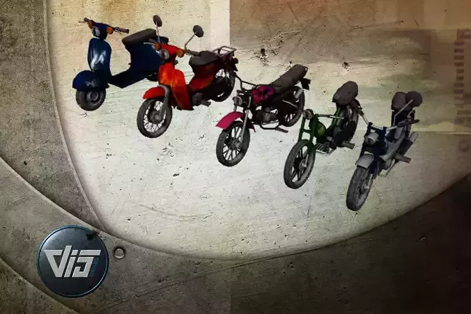 Small motorbike collection