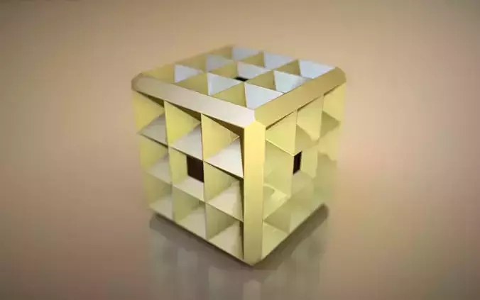 Fractal Cube Free 3D print model