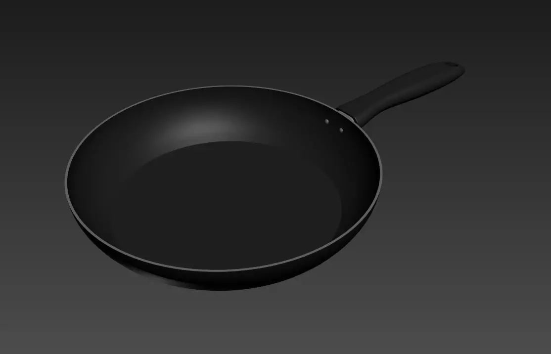 Pan Model frying 3D model