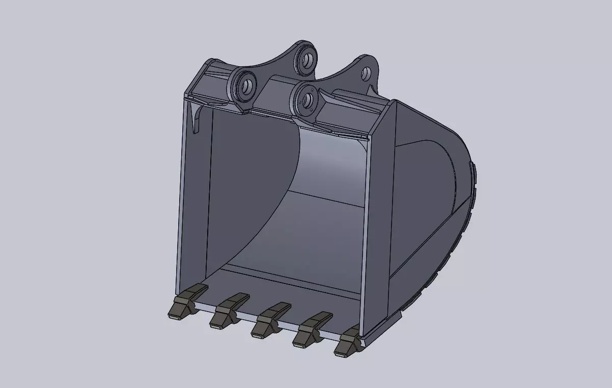 Bucket Hitachi ZX330 Free 3D model