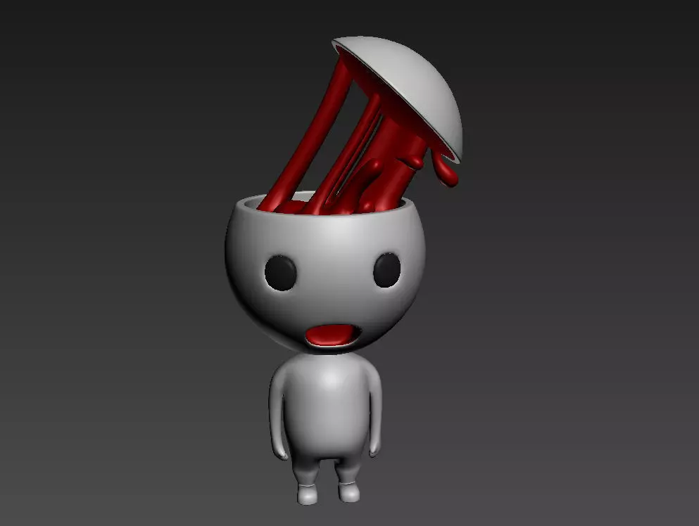 Pain Monster 3D model