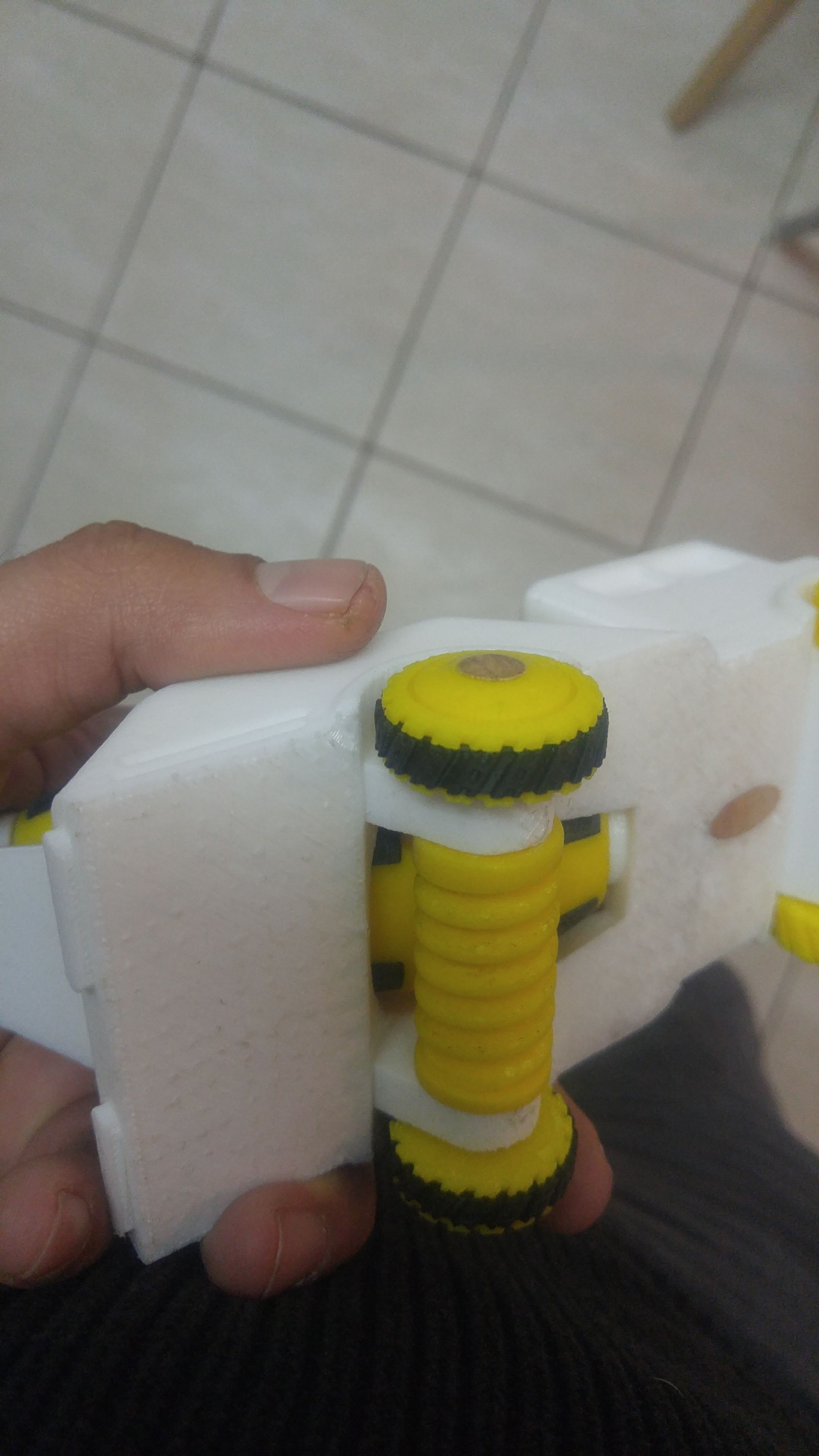 Toy cement truck  3D print model_5