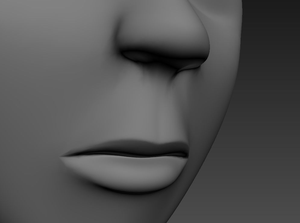 Head model mannequin 3D model_3