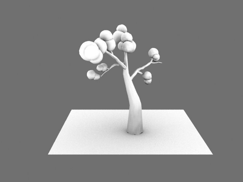Dreamy tree Free 3D model_6