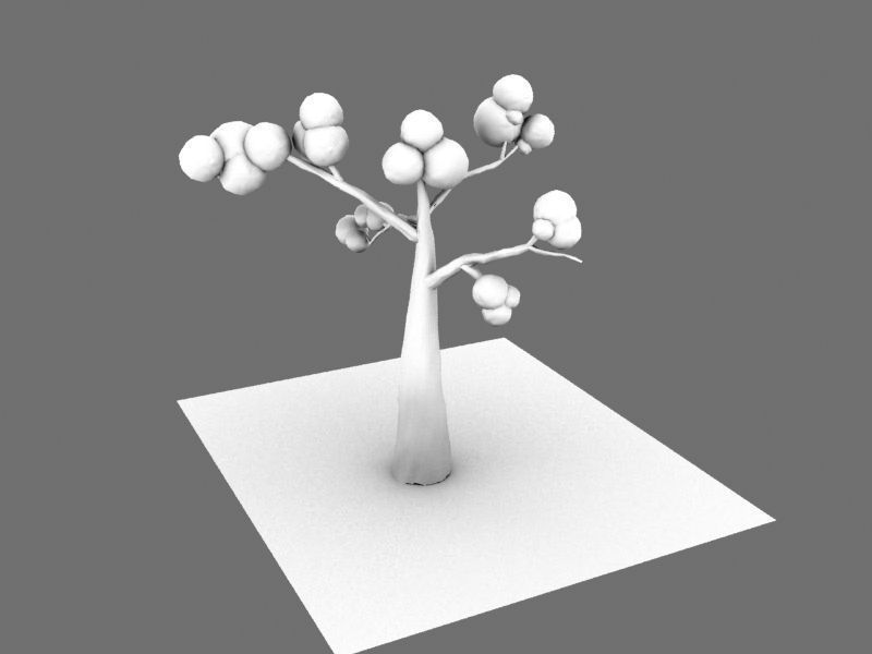Dreamy tree Free 3D model_9