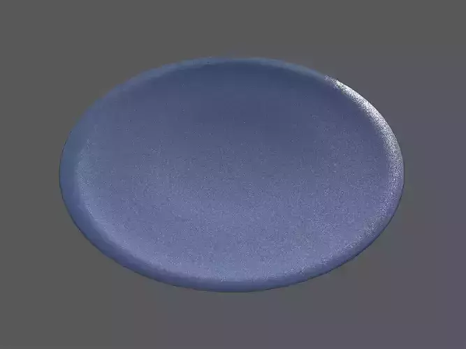 Stoneware plate 3D model