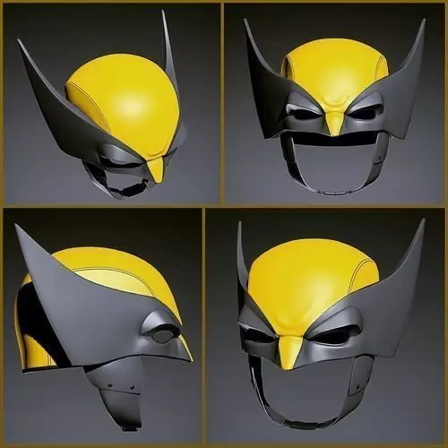  Wolverine Helmet 3D print model_0