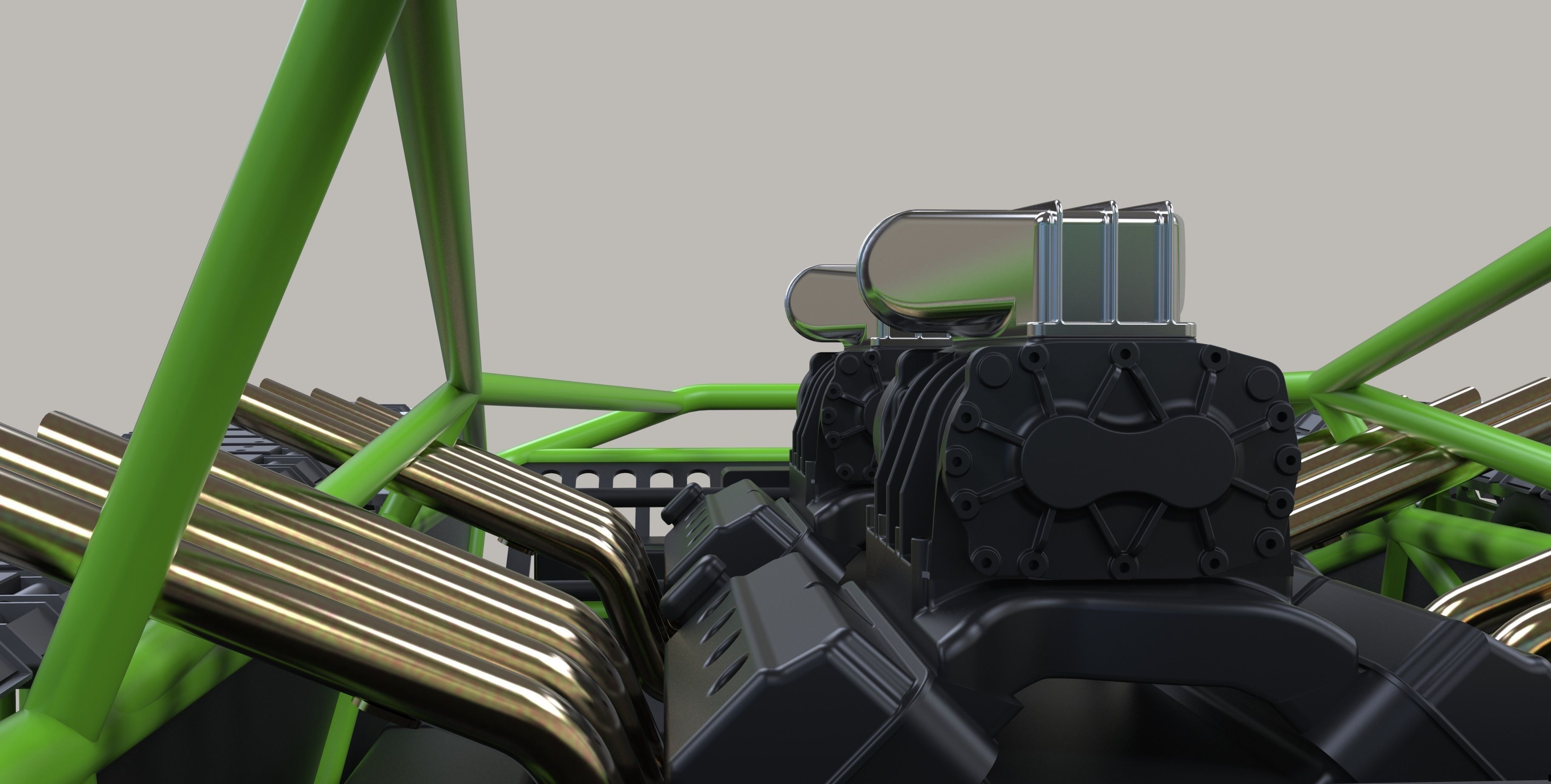 Concept tracked vehicle 3D model_17