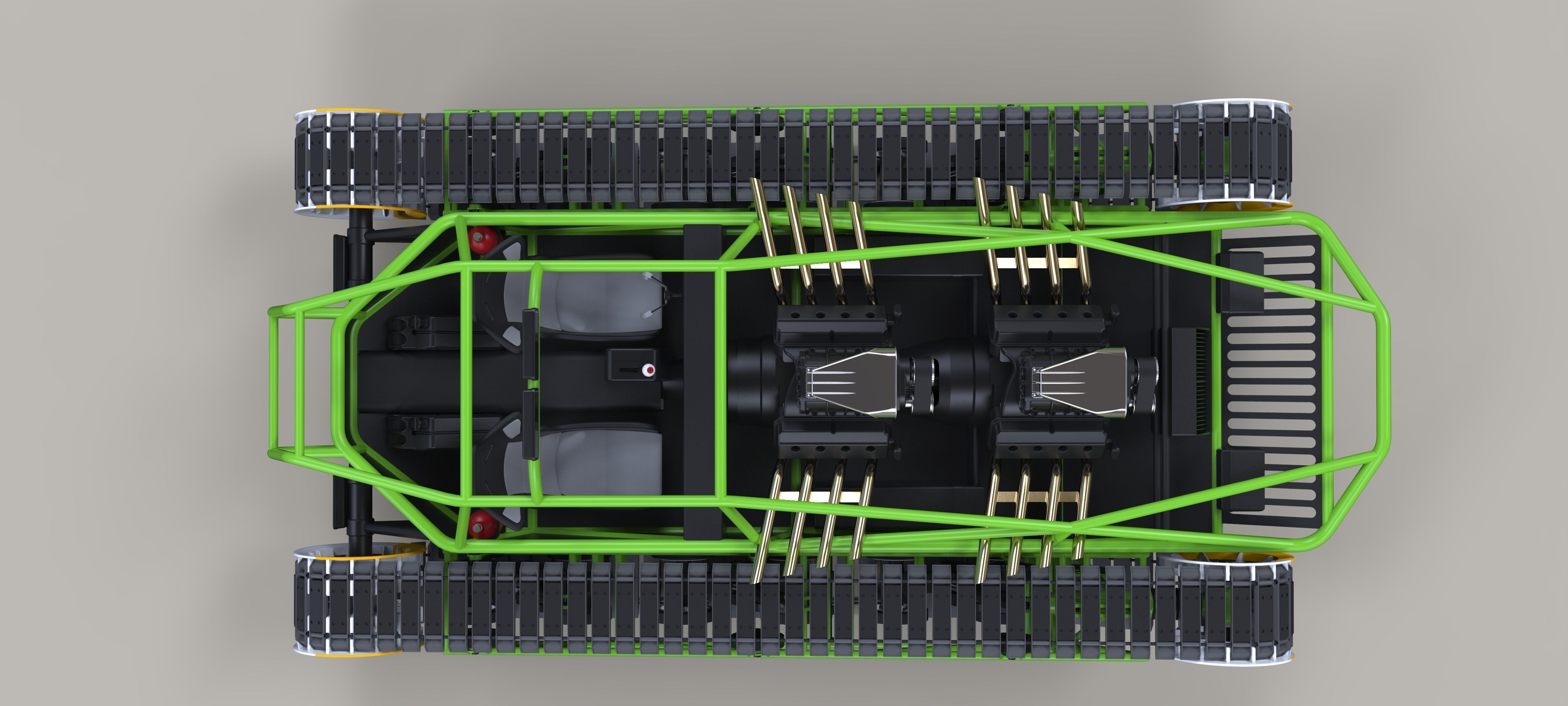 Concept tracked vehicle 3D model_10