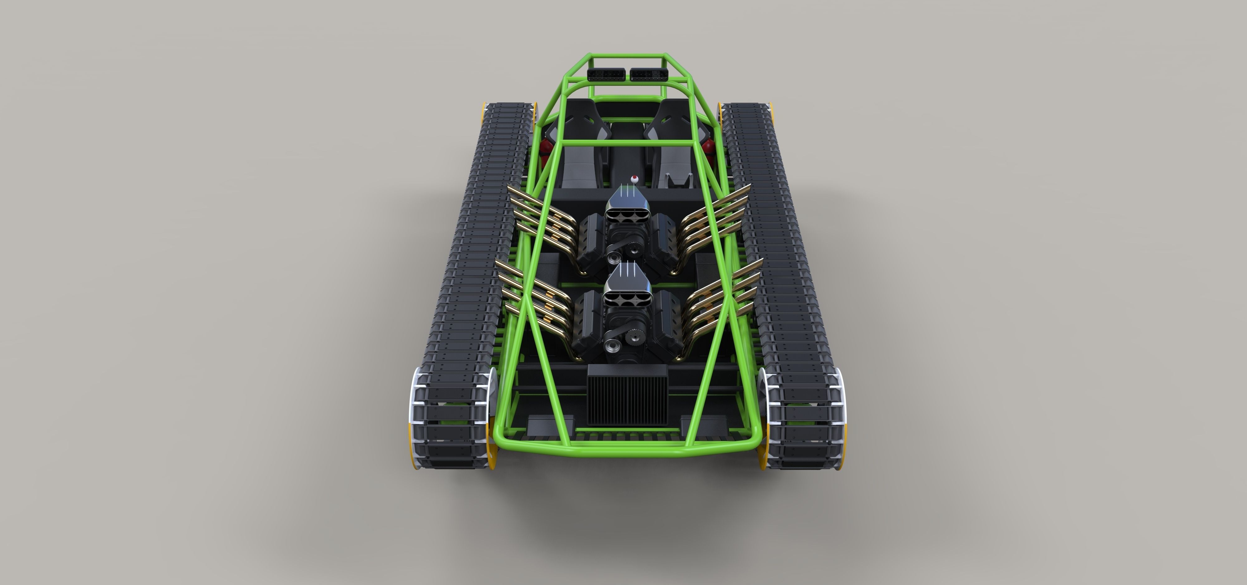 Concept tracked vehicle 3D model_5
