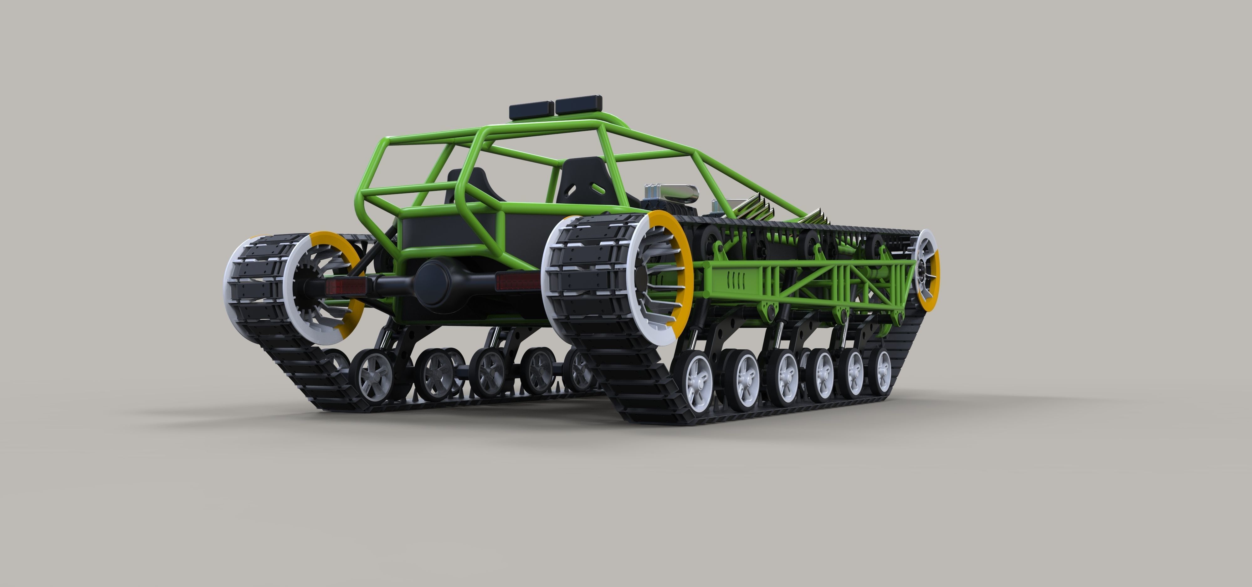 Concept tracked vehicle 3D model_14