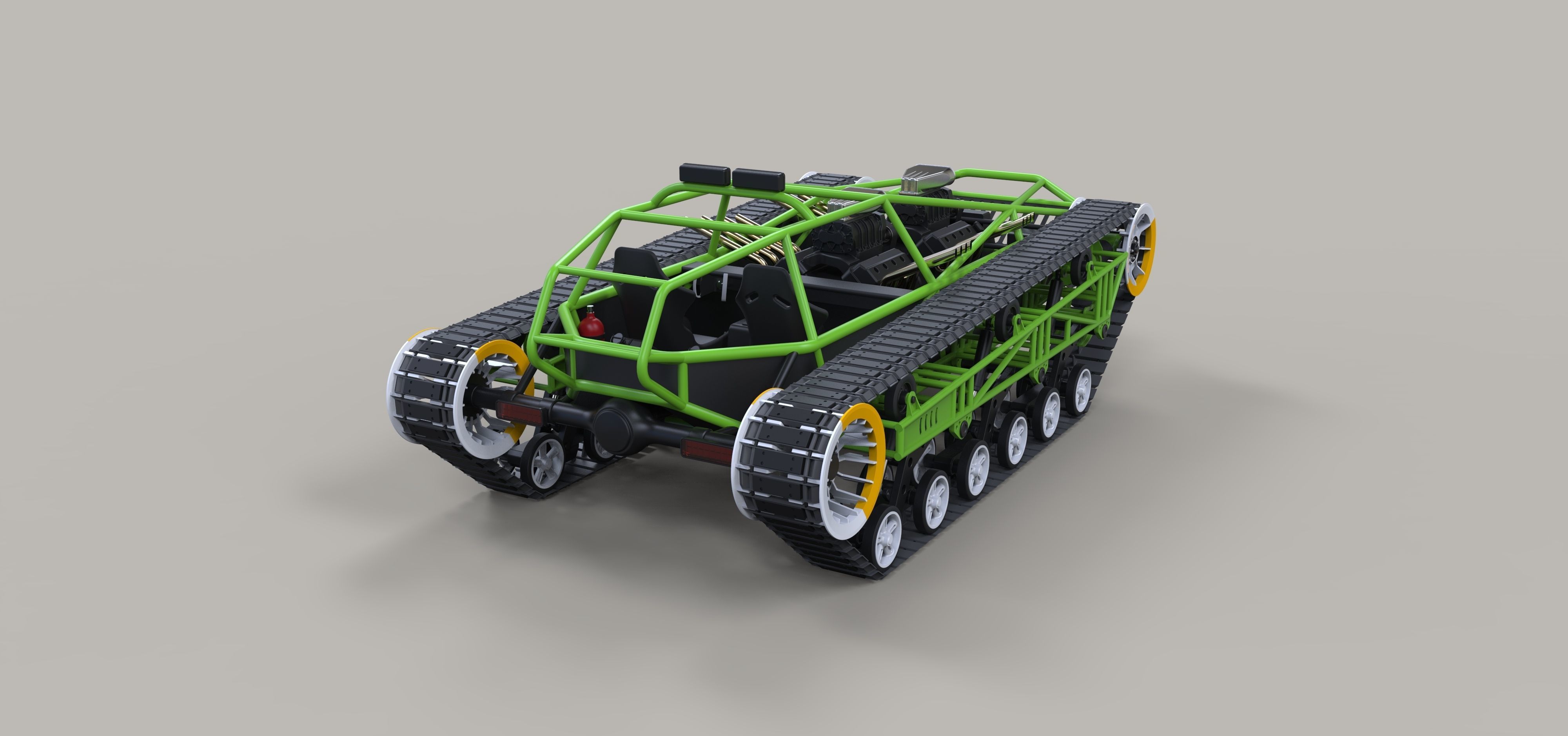 Concept tracked vehicle 3D model_13
