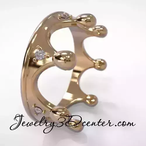 Ring crown obr 200 3D print model