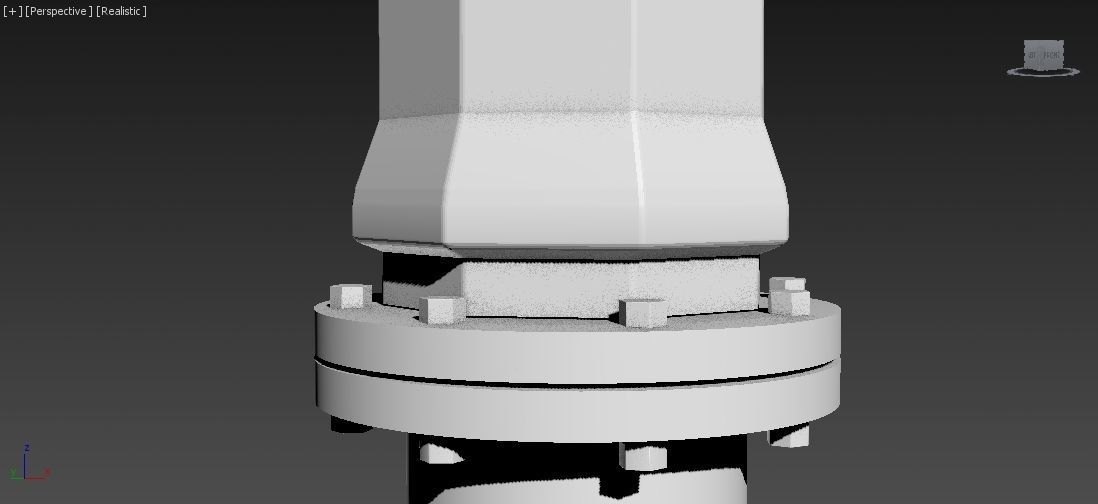 Fire Hydrant 9 - Vintage Fireplug - Emergency Equipment Low-poly 3D model_21