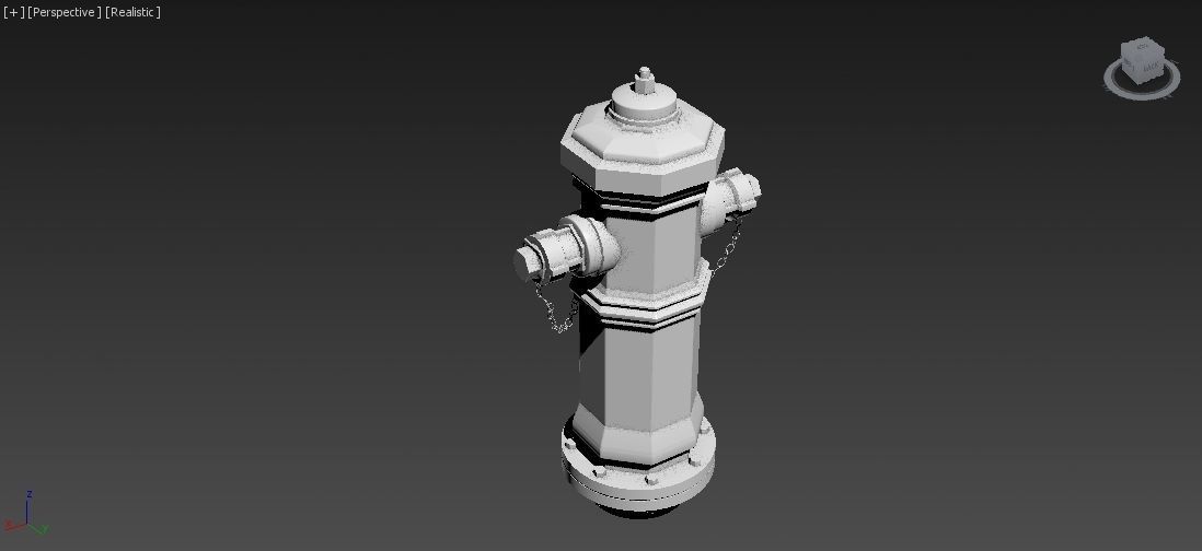 Fire Hydrant 9 - Vintage Fireplug - Emergency Equipment Low-poly 3D model_27