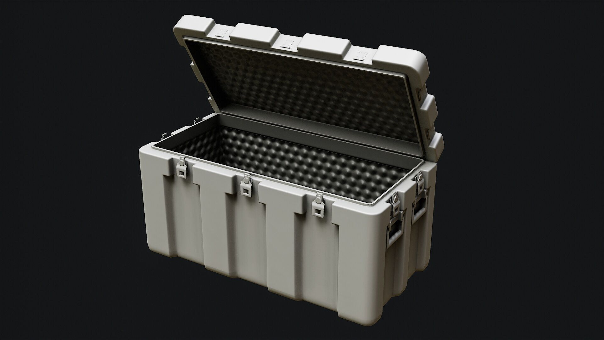 Low Poly PBR Military Crate Collection Low-poly 3D model_20