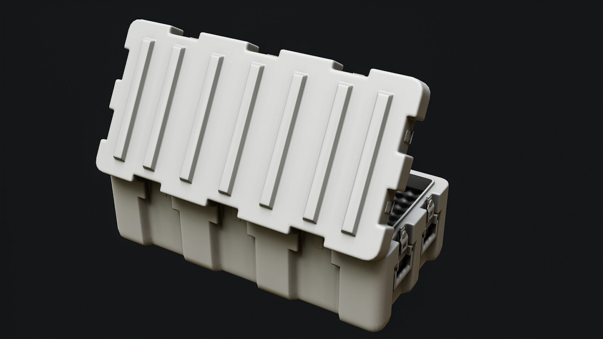 Low Poly PBR Military Crate Collection Low-poly 3D model_38