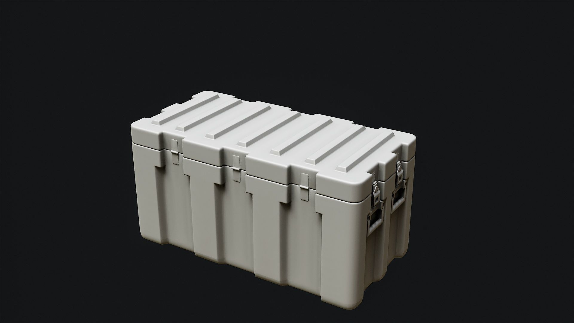 Low Poly PBR Military Crate Collection Low-poly 3D model_26