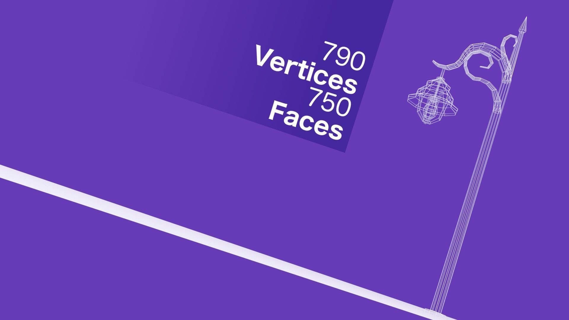 Victorian Street Lantern Pack Low-poly 3D model_6