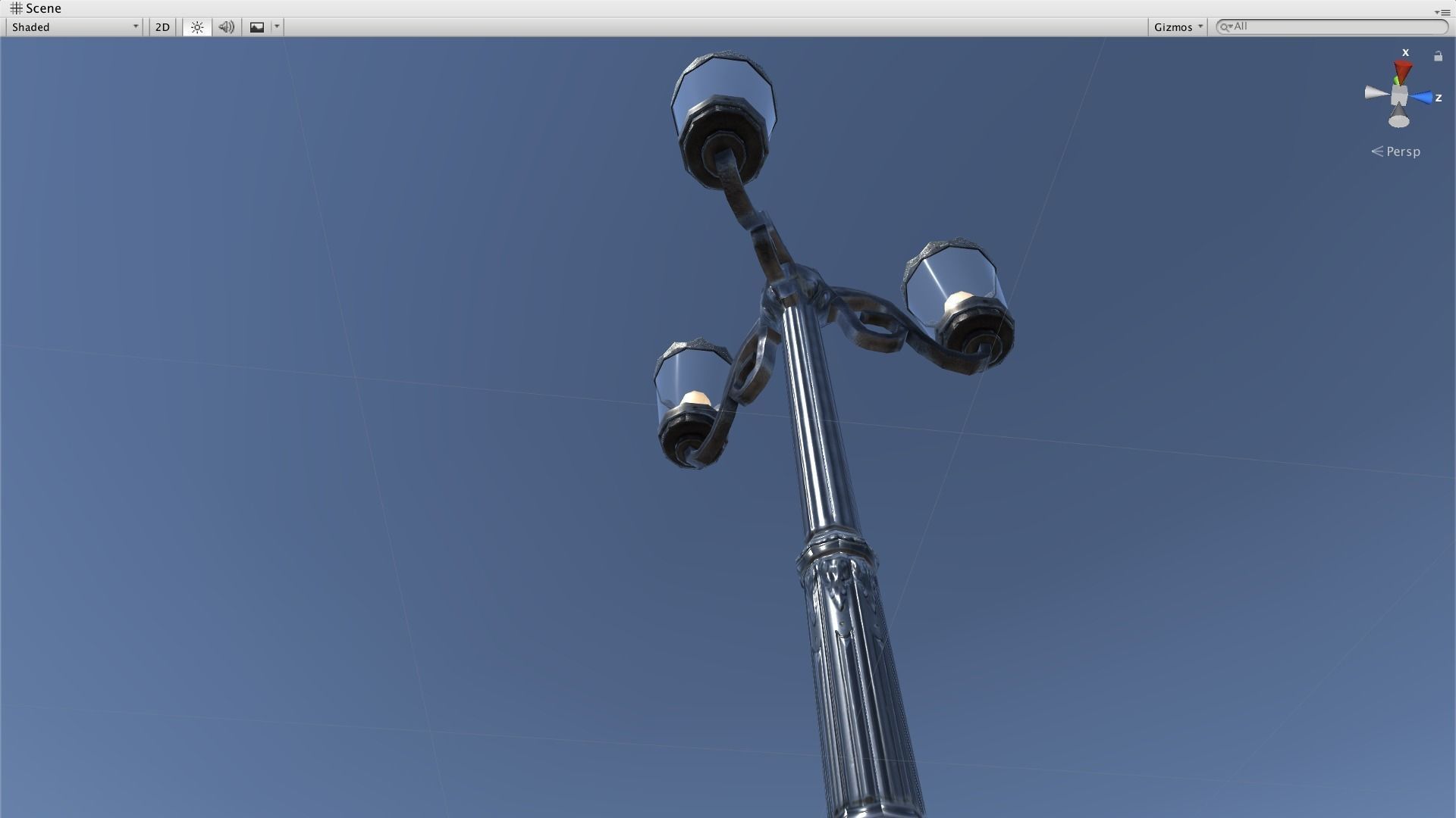 Victorian Street Lantern Pack Low-poly 3D model_12