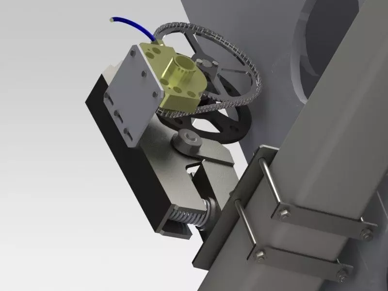  Support depth sensor encoder Free 3D model_0