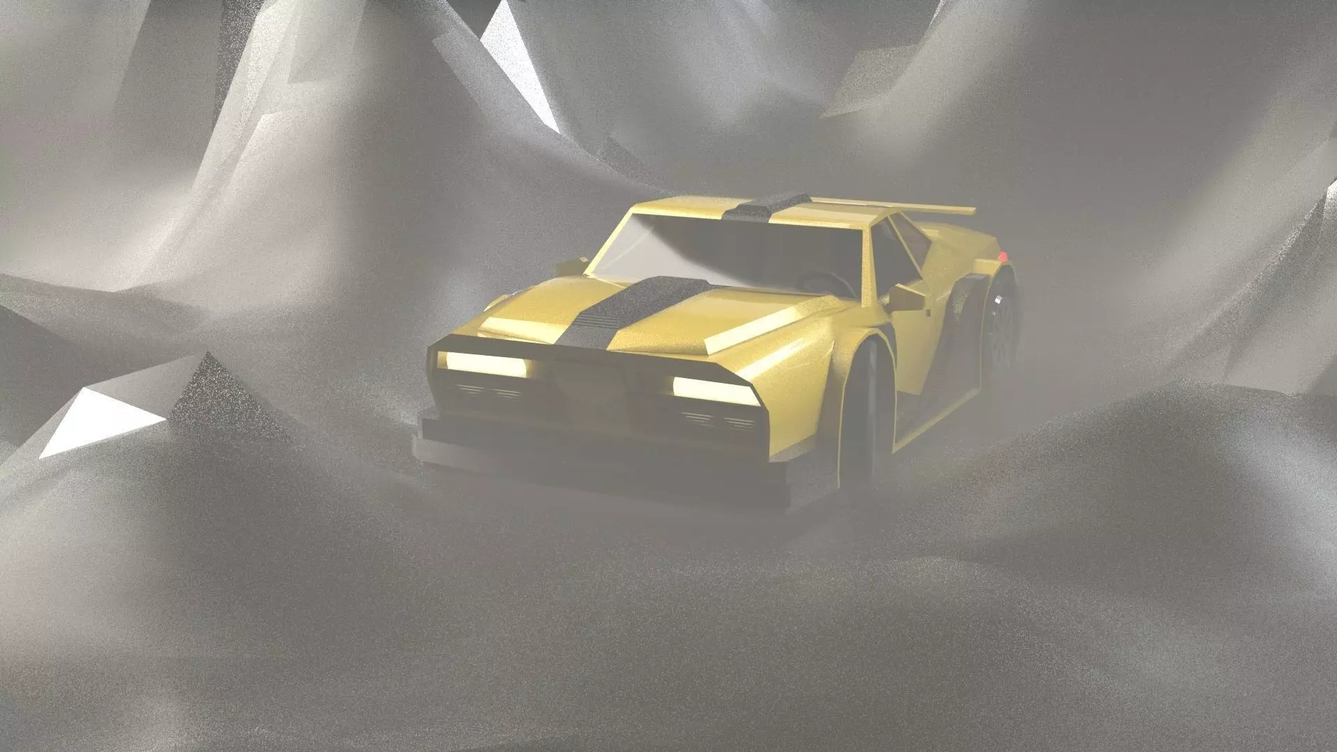 RACE CAR Free low-poly 3D model