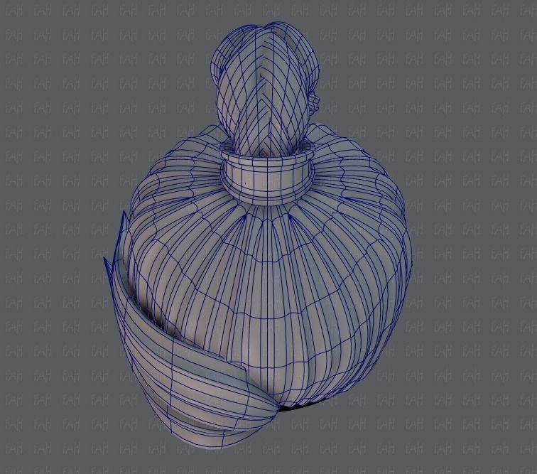 3D Hair style for girl V07 3D model_34