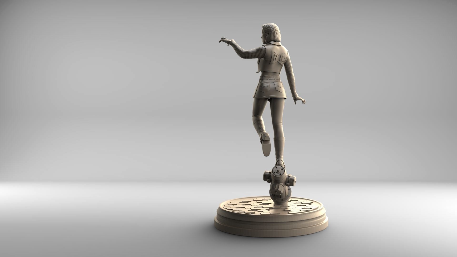 Android N 18 3D model_1