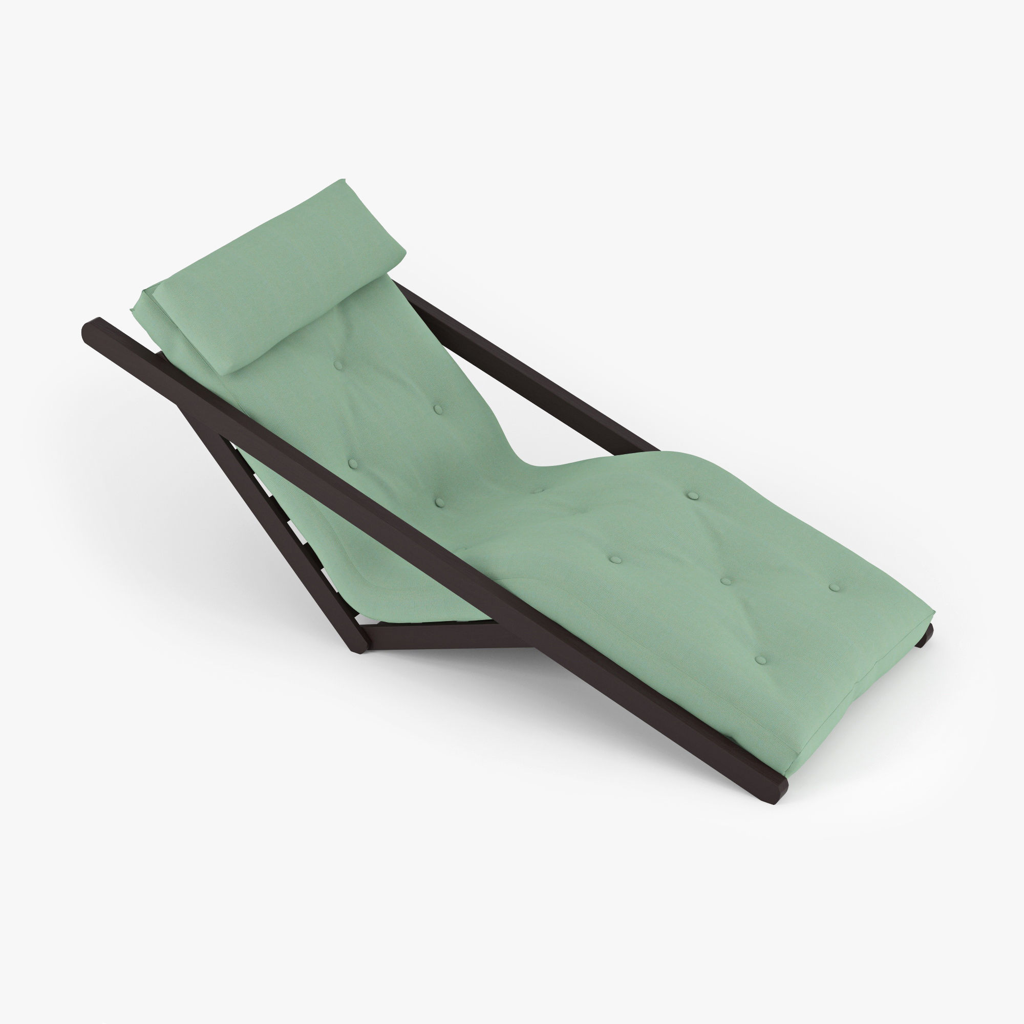 Figo Futon Chaise Lounge  3D model_2