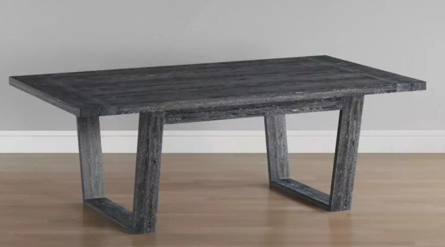Skyline Gray Dining Table 3D model_0
