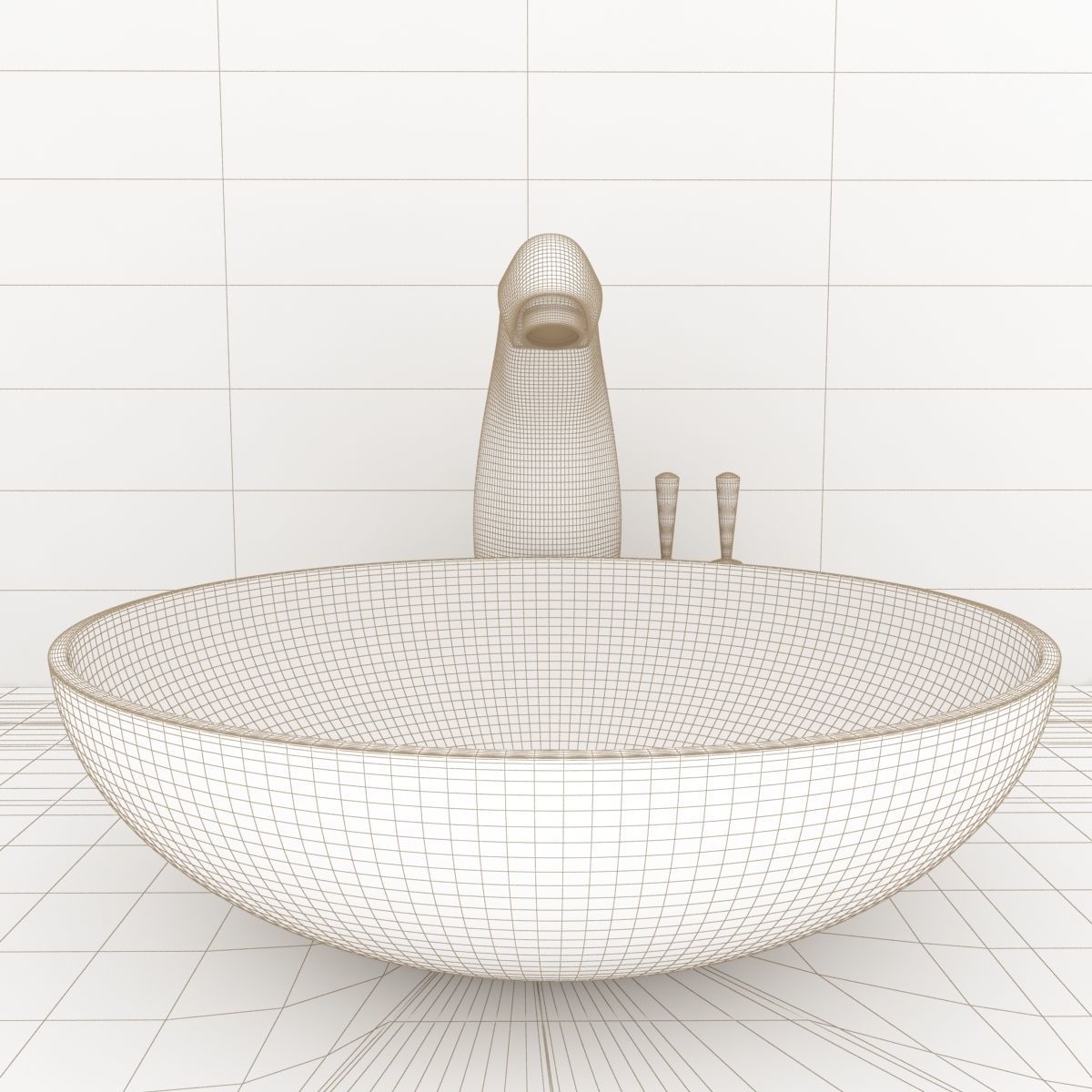 Bathroom fittings 3D model_5